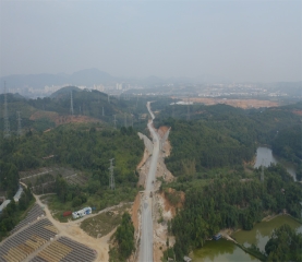 百色市祿源工業(yè)區南北主干道